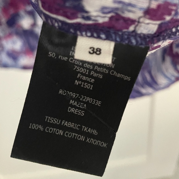 Isabel Marant Etoile Mazea Dress Size 38 Floral Print French Western Mini S-M - Picture 10 of 13